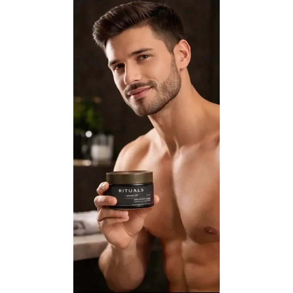 Rituals Homme Shave Cream Ginseng + Hydra Complex -250ml/8.5oz